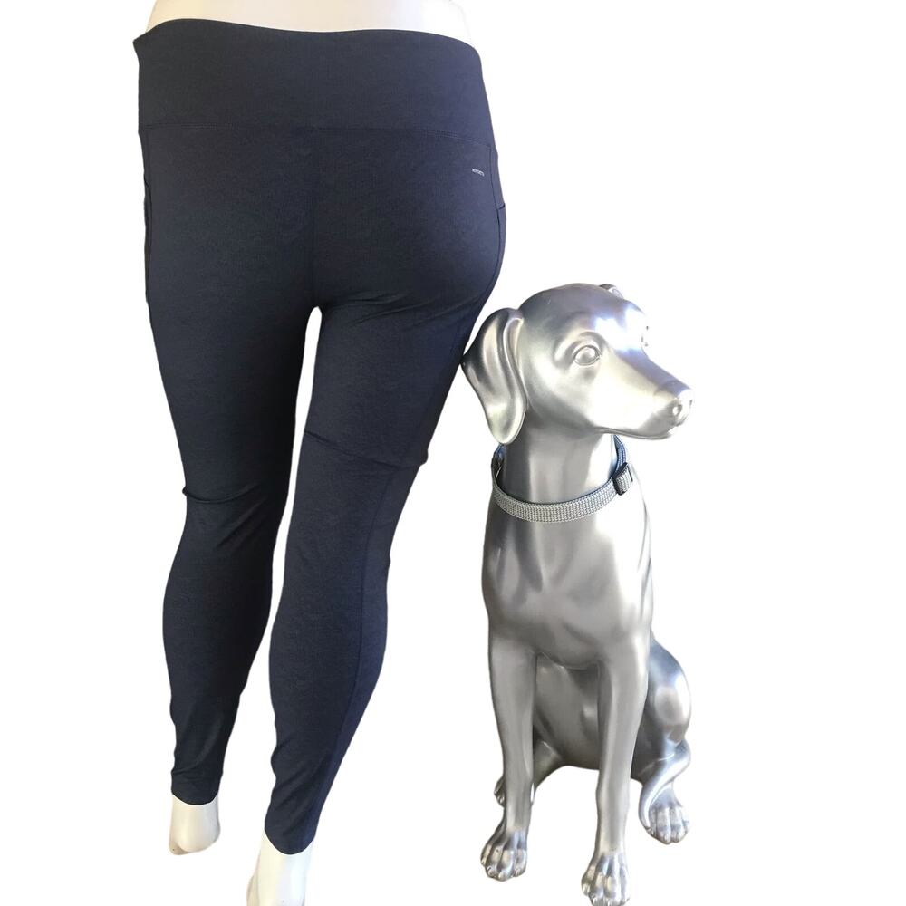 NEW Mondetta High Waist Active Blue Leggings with Pockets Women’s Size XL